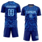 Light Blue Sublimation Soccer Jersey Custom Royal Style 8542 - Performance Uniform Custom Royal Light Blue Sublimation Soccer