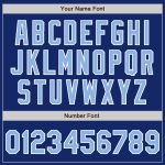 Light Blue White Custom Authentic Baseball Jersey - Royal Design Custom Royal Light Blue-White Authentic Baseball Jersey