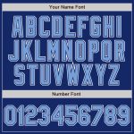 Royal Light Blue-White Authentic Fade Fashion Baseball Jersey - Custom Design Custom Royal Light Blue-White Authentic Fade