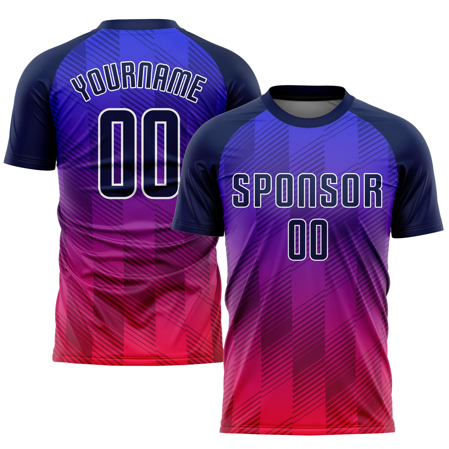 Custom Royal Navy-Hot Pink Sublimation Soccer Uniform Jersey Custom Royal Navy Hot Pink Soccer Jersey Sublimation Uniform for Team Sports Custom Royal Navy-Hot Pink Sublimation Soccer
