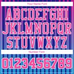 Royal Pink White Basketball Jersey Custom Round Neck Sublimation Suit Custom Royal Pink-White Round Neck Sublimation Basketball