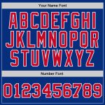 Authentic Throwback Basketball Jersey - Custom Royal Red-White Edition Custom Royal Red-White Authentic Throwback Basketball