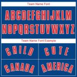 Custom Royal Red and White Baseball Jersey - Personalized Sports Jersey Discount Custom Royal Red-White Baseball Jersey-Discount