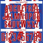 Custom Red White Soccer Jersey Sublimation Uniform - Style 8248 Custom Royal Red-White Sublimation Soccer Uniform Jersey