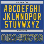 Custom Gold Performance T-Shirt - Royal Design for Men and Women Custom Royal Royal-Gold Performance T-Shirt