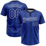 Custom Royal-Navy Two-Button Unisex Softball Jersey | Personalized Athletic Wear Custom Royal Royal-Navy Two-Button Unisex