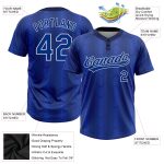 Custom Royal-Navy Two-Button Unisex Softball Jersey | Personalized Athletic Wear Custom Royal Royal-Navy Two-Button Unisex
