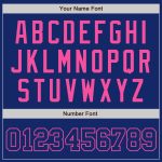 Authentic Royal Pink Custom Baseball Jersey for Men and Women Custom Royal Royal-Pink Authentic Baseball Jersey