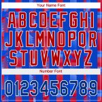 Custom Royal Red 3D Pattern Baseball Jersey | Authentic Design Custom Royal Royal-Red 3D Pattern Design Authentic Baseball