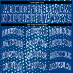 Custom Royal Teal Basketball Jersey Round Neck Sublimation Suit Custom Royal Royal-Teal Round Neck Sublimation Basketball