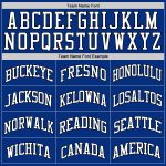 Authentic Throwback Basketball Jersey - Custom Royal Black Design Custom Royal White-Black Authentic Throwback Basketball