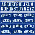 Custom Royal Light Blue Basketball Jersey | Authentic Throwback Style Custom Royal White-Light Blue Authentic Throwback Basketball