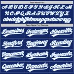 Custom Royal Light Blue Two-Button Unisex Softball Jersey - Personalized Sports Apparel Custom Royal White-Light Blue Two-Button