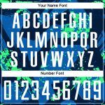 Royal White Neon Green Custom Sublimation Soccer Uniform Jersey Custom Royal White-Neon Green Sublimation Soccer Uniform