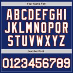 Custom Authentic Baseball Jersey in Royal White-Orange | Style 8909 Custom Royal White-Orange Authentic Baseball Jersey Style
