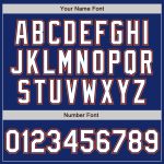 Custom Royal White-Orange Authentic Baseball Jersey Style 9011 - Personalize Your Team Spirit with Quality Design Custom