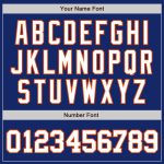 Custom Authentic Baseball Jersey - Royal White-Orange Style 9459 Custom Royal White-Orange Authentic Baseball Jersey Style