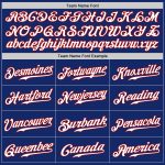 Custom Royal Red Authentic Baseball Jersey - Style 3173, Personalized Sports Apparel, Team Uniform Custom Royal White-Red