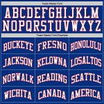 Custom White-Red Authentic Basketball Jersey - Personalized Throwback Style Custom Royal White-Red Authentic Throwback Basketball