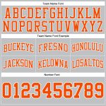 Silver Gray Orange-White Authentic Throwback Basketball Shorts - Custom Design Custom Silver Gray Orange-White Authentic