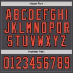 Custom Steel Gray Orange Black Hockey Jersey for Men and Women Custom Steel Gray Orange-Black Hockey Jersey