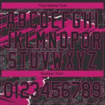 Custom Pink Black White 3D Pattern Sports Hoodie Sweatshirt Pullover Design Custom Stitched Pink Black-White 3D Pattern Design