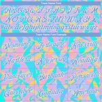 Custom Stitched 3D Pattern Abstract Hoodie in Pink Light Blue White Gradient - Sports Pullover Sweatshirt Custom Stitched