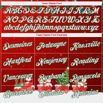 3D Christmas Sports Hoodie Custom Stitched Red White Kelly Green Pullover Sweatshirt Custom Stitched Red White-Kelly Green