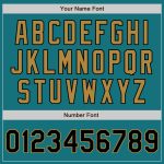 Teal Black Old Gold Baseball Jersey - Custom Authentic Style 8257 Custom Teal Black-Old Gold Authentic Baseball Jersey Style