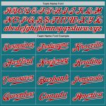 Custom Baseball Jersey Red White Teal Authentic Style 9682 - Personalized Athletic Wear Custom Teal Red-White Authentic Baseball