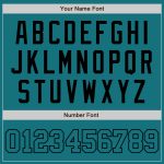 Custom Teal and Black Baseball Jersey - Authentic Design, Perfect for Fans and Players Custom Teal Teal-Black Authentic Baseball