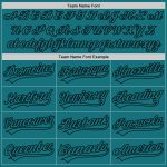 Custom Teal and Black Baseball Jersey - Authentic Design, Perfect for Fans and Players Custom Teal Teal-Black Authentic Baseball