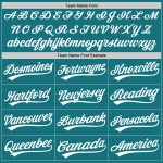 Custom Teal White Baseball Jersey - Authentic Design, Perfect Fit, Ideal for Fans, Sports Teams, and Personalization Custom