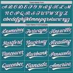 Custom Teal White Navy Baseball Jersey - Authentic Personalized Sports Apparel Custom Teal White-Navy Authentic Baseball