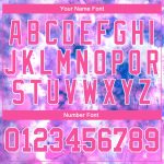 Custom Tie Dye Jersey Pink-White 3D Baseball Style 7265 - Authentic Design for Unique Look Custom Tie Dye Pink-White 3D Authentic