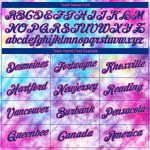Royal-Pink Custom Tie Dye 3D Performance T-Shirt for Men and Women - Style 5071 Custom Tie Dye Royal-Pink 3D Performance