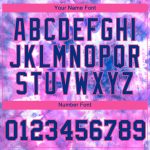 Custom Tie Dye T-Shirt Royal Pink 3D Performance for Men and Women Custom Tie Dye Royal-Pink 3D Performance T-Shirt