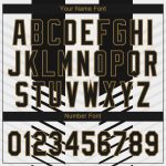 Custom 3D Pattern Baseball Jersey - White Black Old Gold Style 5562 Custom White Black-Old Gold 3D Pattern Design Authentic