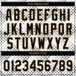 Custom 3D Pattern Baseball Jersey - White Black Old Gold Authentic Style 9586 Custom White Black-Old Gold 3D Pattern Design