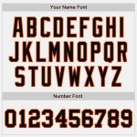 Custom Black Orange Pinstripe Bomber Varsity Letterman Jacket - Full-Snap Design, Stylish Outerwear for Men Custom White