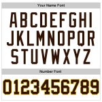 Custom Authentic Basketball Jersey - White Brown Gold Throwback Design Custom White Brown-Gold Authentic Throwback Basketball