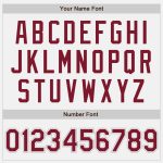 Custom Softball Jersey Unisex Two-Button White Crimson-Gray - Personalized Sports Apparel Custom White Crimson-Gray Two-Button