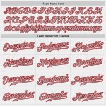 Custom Authentic Baseball Jersey - White and Gray with Red Accents Custom White Gray-Red Authentic Baseball Jersey