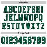 Custom Football Jersey - Authentic White Kelly Green and Black Mesh Design Custom White Kelly Green-Black Mesh Authentic