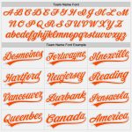 Custom Unisex Softball Jersey - White and Orange-Gray Two-Button Design Custom White Orange-Gray Two-Button Unisex Softball