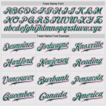 Custom Two Tone Baseball Jersey White Pink Kelly Green Authentic Custom White Pink-Kelly Green Authentic Two Tone Baseball