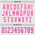 Custom Hockey Jersey - White Pink and Light Blue Design, Personalized Team Apparel Custom White Pink-Light Blue Hockey Jersey