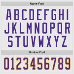 Purple Gold Custom Hockey Jersey - Personalized White Team Jersey Custom White Purple-Gold Hockey Jersey