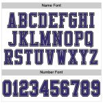 Authentic Football Jersey - Custom White Purple Gray Black Mesh Design Custom White Purple Gray-Black Mesh Authentic Football