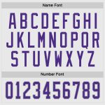 Custom Hockey Jersey in White Purple and Gray Colors Custom White Purple-Gray Hockey Jersey